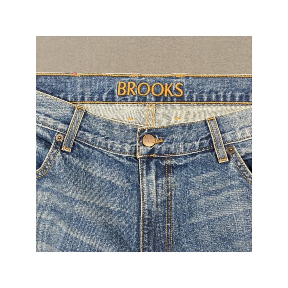 Kimes Ranch Jeans Women's XL Blue Brooks Relaxed Boyfriend Western Made In USA